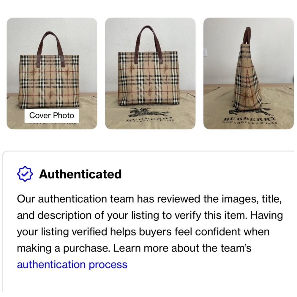 Burberry Tote Bag with dustbag - Picture 13 of 13
